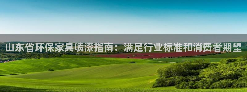 杏耀平台注册登录：山东省环保家具喷漆指南：满足行业标准和消费